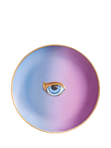 John Lewis L'OBJET Lito Porcelain Accent Plate, Blue/Pink, 13cm- Buy online at McGrocer