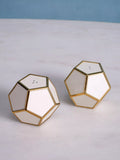 L'OBJET gold plated salt and pepper shakers set of two (British brand)