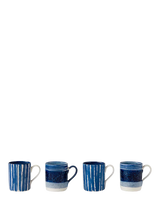John Lewis Selbrae House Artisan Stoneware Mug Set of 4 300ml Blue- Buy online at McGrocer