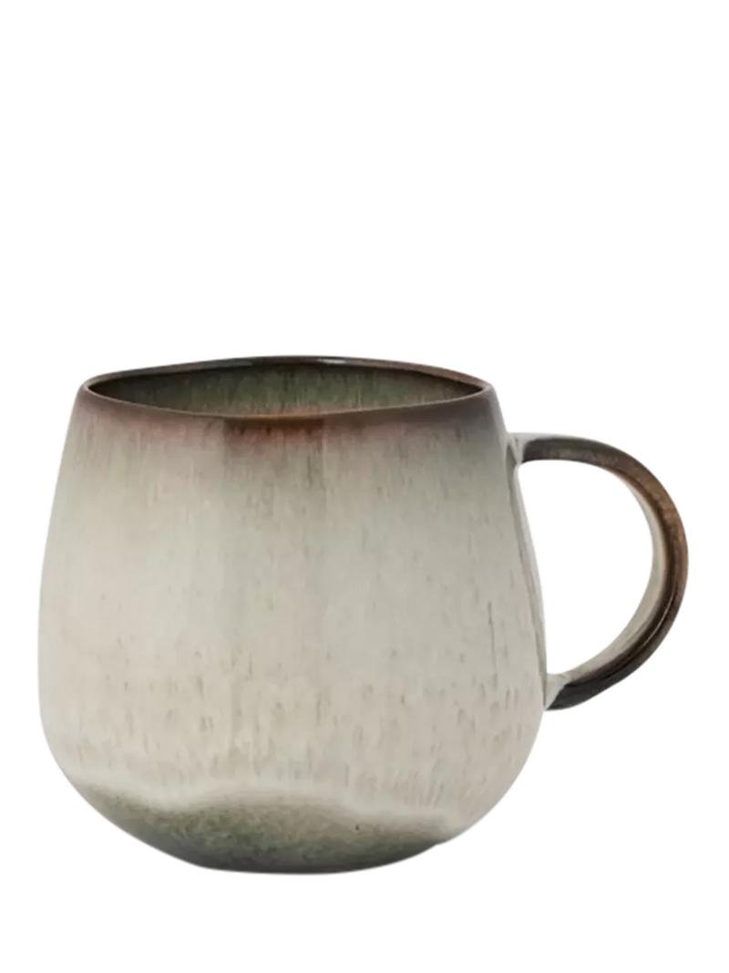 Neptune stoneware cappuccino mug 360ml natural, imported from the UK