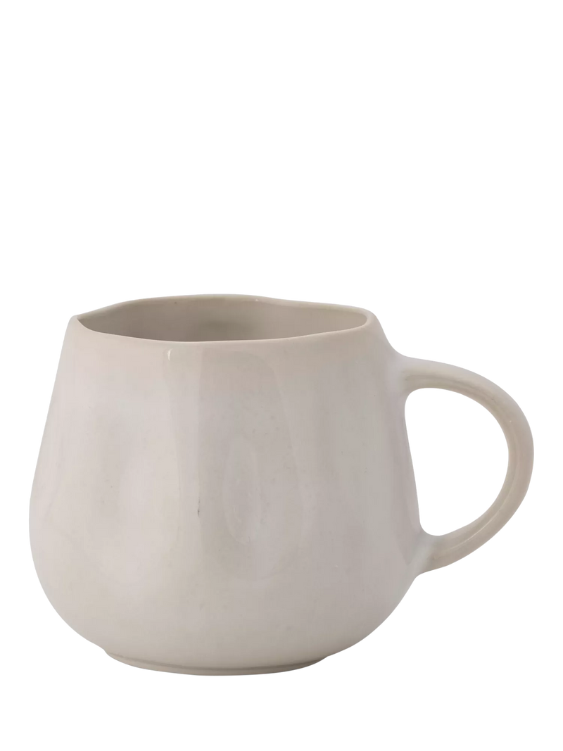 Neptune Sennen stoneware mug 380ml white, imported from the UK