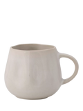 Neptune Sennen stoneware mug 380ml white, imported from the UK