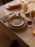 Neptune Sennen stoneware dinner plate 28cm white (British brand)