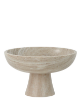John Lewis Neptune Malborough Footed Marble Bowl Natural 28cm- Buy online at McGrocer