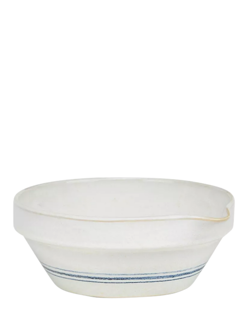 Neptune Melbury medium mixing bowl natural navy, imported from the UK