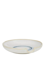 John Lewis Neptune Melbury Natural/Navy Stoneware Spoon Rest- Buy online at McGrocer