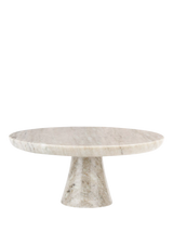 John Lewis Neptune Malborough Marble Cake Stand 30cm Natural- Buy online at McGrocer