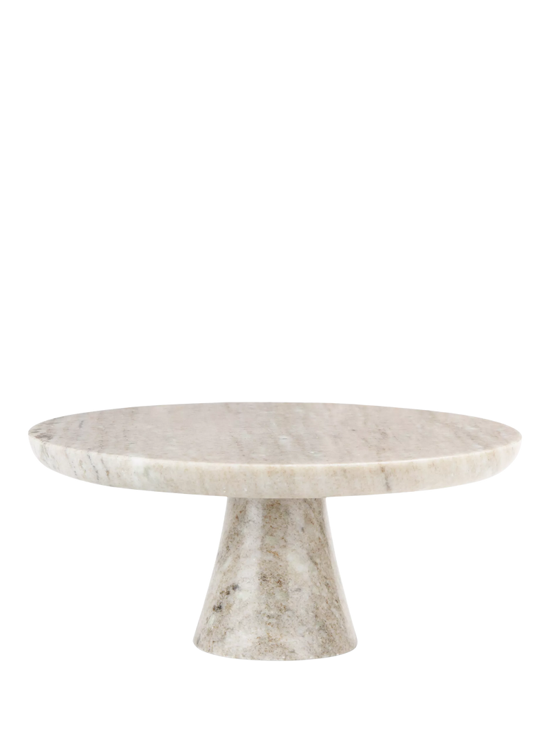Neptune marble cake stand 30cm hand-carved solid marble, UK version