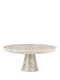 Neptune marble cake stand 30cm hand-carved solid marble, UK version