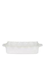John Lewis Neptune Bramley Large Rectangular Stoneware Baking Dish, White, 43cm- Buy online at McGrocer