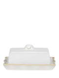 Neptune Bramley stoneware butter dish natural speckled - British product