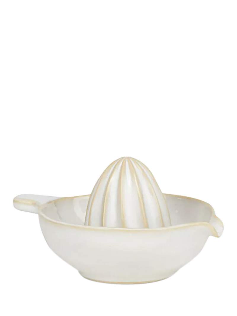 Neptune Bramley stoneware lemon squeezer, imported from the UK