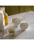 Neptune stoneware pouring cups white set of 3, UK version