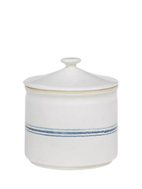 John Lewis Neptune Melbury Large Stoneware Storage Jar, Natural/Navy- Buy online at McGrocer
