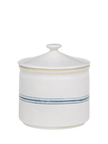 Neptune Melbury stoneware storage jar natural navy - British product