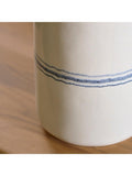 Neptune stoneware utensil pot natural navy, imported from the UK