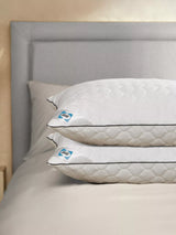 John Lewis Sealy Deeply Full Standard Pillow Pair Medium/Firm Pillows- Buy online at McGrocer