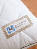 Sealy Dual Comfort Memory Foam Standard Pillow, imported from the UK