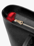 Aspinal of London East West leather tote bag black - British product