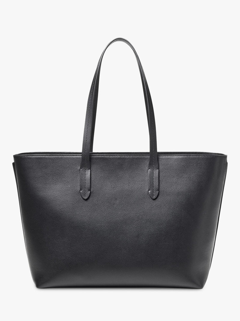 Aspinal of London leather tote bag black - British product