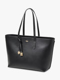 Aspinal of London leather tote bag black - British product