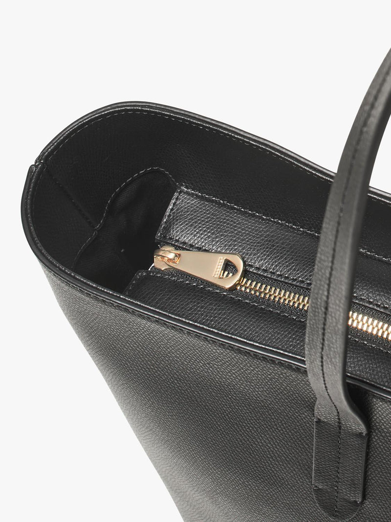 Aspinal of London leather tote bag black - British product