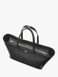 Aspinal of London leather tote bag black - British product