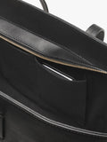 Aspinal of London leather tote bag black - British product