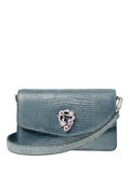 Aspinal of London Eliza croc leather clutch bag - British product