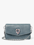 Aspinal of London Eliza croc leather clutch bag - British product