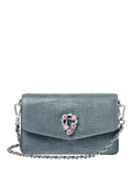 Aspinal of London Eliza croc leather clutch bag - British product