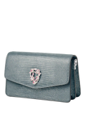 Aspinal of London Eliza croc leather clutch bag - British product