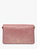Aspinal of London Eliza leather clutch bag in Cassis (British brand)