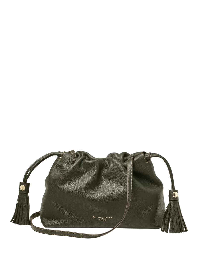 Aspinal of London Soho Pebble Leather Large Crossbody Pouch