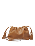 Aspinal of London Soho Pebble Leather Large Crossbody Pouch, Tan
