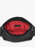 Aspinal of London Amelia black velvet evening bag, imported from the UK