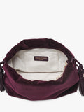 Aspinal of London Cassis velvet evening bag, imported from the UK