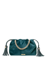 John Lewis Aspinal of London Amelia Velvet Evening Bag, Peacock- Buy online at McGrocer