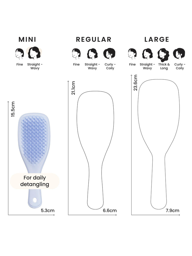 Tangle Teezer detangling hair brush digital lavender mini, UK version