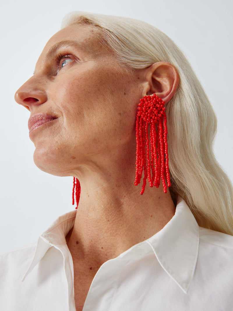 John Lewis multi bead drop earrings - British product