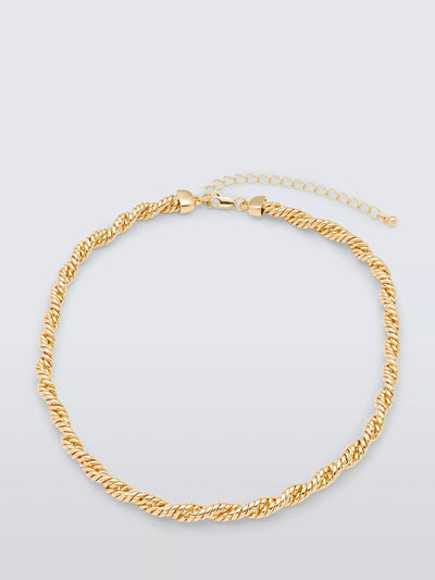 John Lewis John Lewis Double Rope Twist Necklace 42cm- Buy online at McGrocer