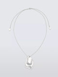 John Lewis silver teardrop pendant necklace 41cm, imported from the UK
