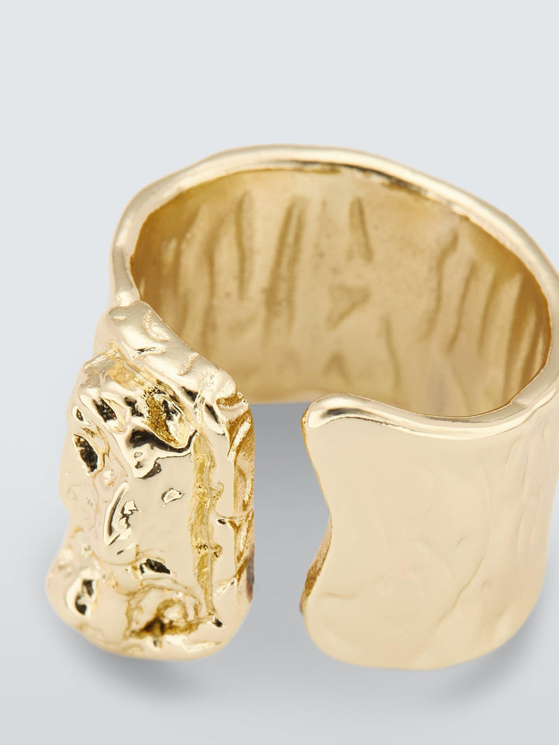 John Lewis textured open ring gold plate, UK version