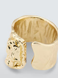 John Lewis textured open ring gold plate, UK version