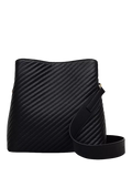 Radley Dukes Place quilted medium cross body bag black leather - British product