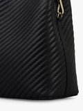 Radley Dukes Place quilted medium cross body bag black leather - British product