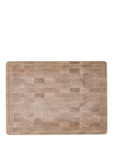 John Lewis Neptune Orford Solid End-Grain Oak Wood Chopping Board, 55cm- Buy online at McGrocer