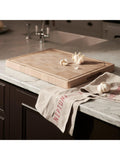Neptune solid end-grain oak chopping board 55cm - British product