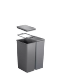 EKO twin touch waste bin grey 30L, imported from the UK