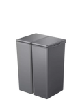 EKO Morandi twin touch bin grey 40L, imported from the UK
